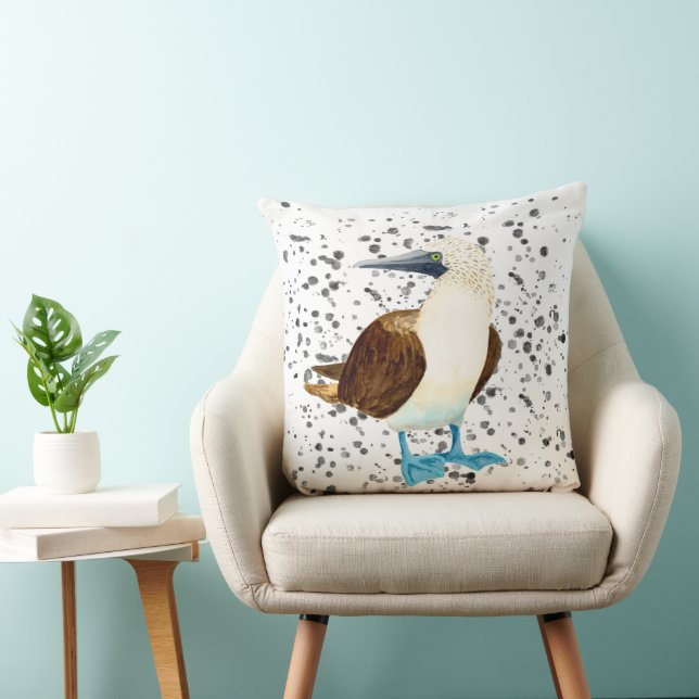 Cojín Decorativo Bobbie Pillow de pájaro azul (Silla)