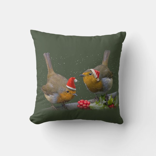 Cojín Decorativo Bobbin' Robins Pillow (Anverso)