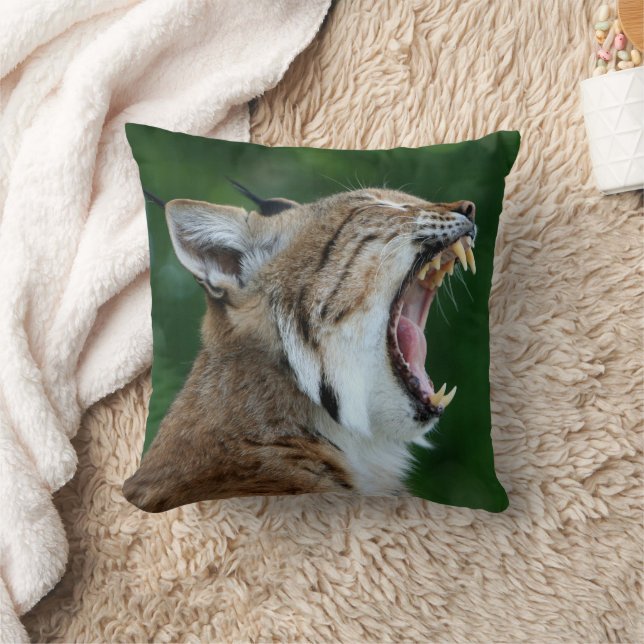 Cojín Decorativo Bobcat Perfil Yawlow (Manta)