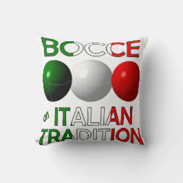 Cojín Decorativo Bochas una Tradición Italiana