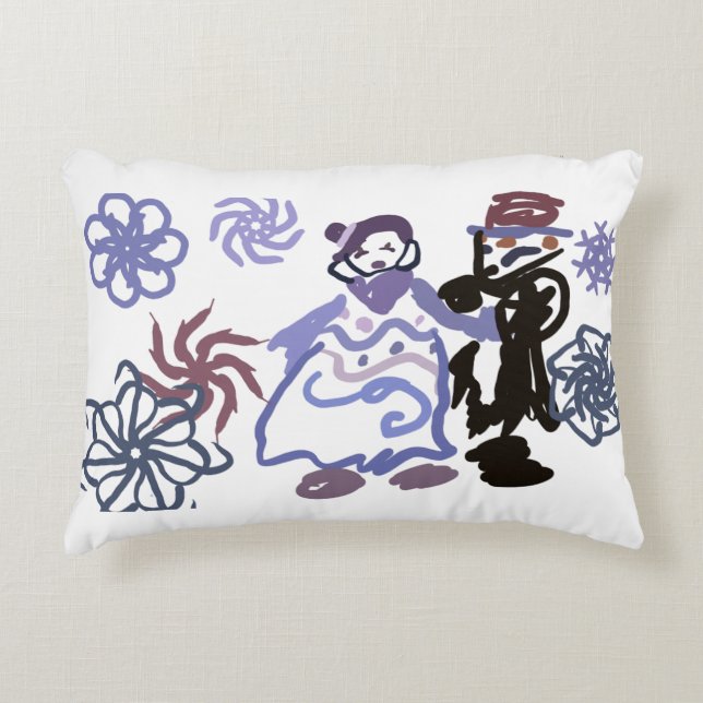 Cojín Decorativo Boda de invierno  (Anverso)