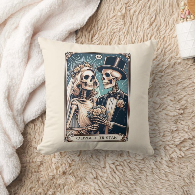 Cojín Decorativo Boda de tarjetas Tarot personalizado (Manta)