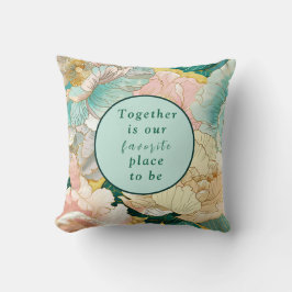 Cojín Decorativo Boda floral bohemio