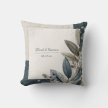 Boda geométrico de follaje botánico mínimo moderno