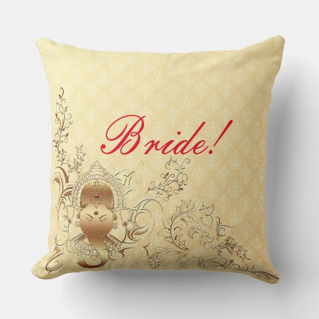 Cojín Decorativo Boda indio - Pillow (Anverso)