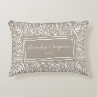 Boda personalizada floral de jardín en borde bronc