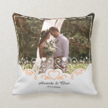 Cojín Decorativo Boda personalizado Foto nombre y fecha de guardado<br><div class="desc">Buscando una idea de regalo única, estos fresnos de aire personalizado del coche/adornos navideños harán un regalo asombroso. Personalizado con tus fotos. Estos productos de fieltro duradero se pueden imprimir desde ambos lados. El regalo perfecto para cualquier ocasión, Día de la Madre, Día del Padre, cumpleaños, profesores, regalo de boda...</div>