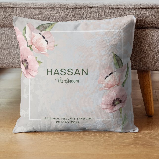 Cojín decorativo Boda personalizado Groom - Cushio (Subido por el creador)