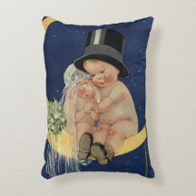 Boda vintage, novia linda y novio en una luna