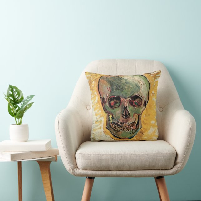 Cojín Decorativo Bodegón Calavera de Vincent van Gogh (Silla)