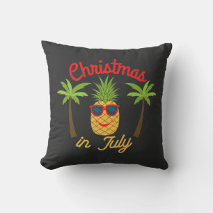 Cojín Decorativo Body de camiseta de piña de Navidad en julio para