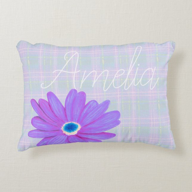 Cojín Decorativo Bohemiam Charm Plaid Nursery (Anverso)