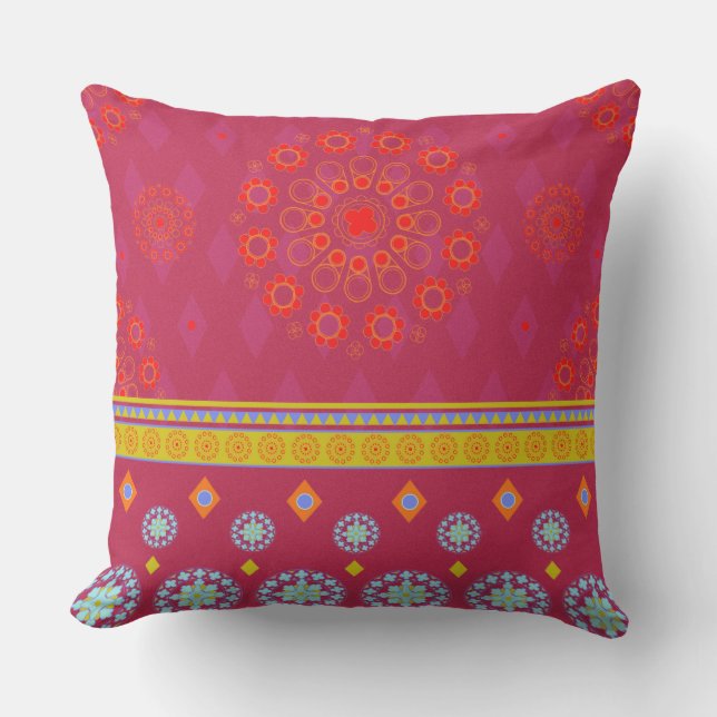 Cojín Decorativo BOHO1 Mandala - Pillow (Anverso)
