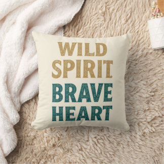 Cojín Decorativo Boho Adventure Wild Spirit Brave Heart