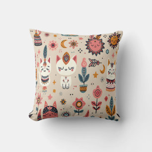 Cojín Decorativo "Boho Bloom & Bites"