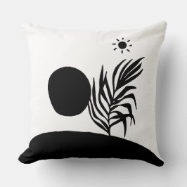 Cojín Decorativo boho bohemian floral sun moon