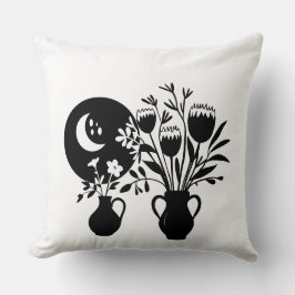 Cojín Decorativo Boho bohemian floral sun moon