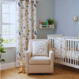 Cojín Decorativo Boho Celestial  | Luna y Estrellas Neutras