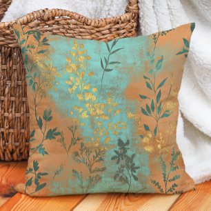 Cojín Decorativo Boho Chic Suroeste Rústico Terracota Turquesa
