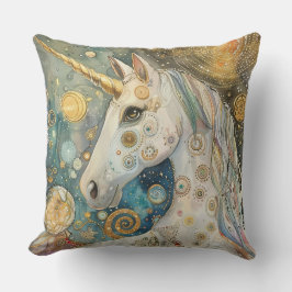 Cojín decorativo Boho Colorful Unicorn