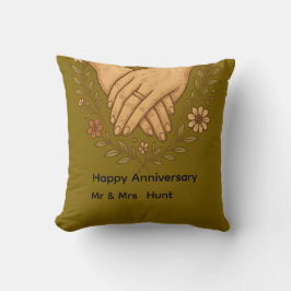 Cojín Decorativo Boho Couple Anniversary Gift