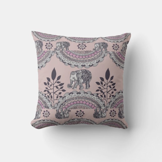 Cojín Decorativo BOHO Elephant2 (Anverso)