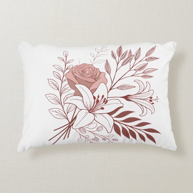 Cojín Decorativo Boho Floral Bouquet (Anverso)