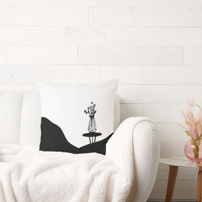 Cojín Decorativo Boho Flower pot on table (Sofá)