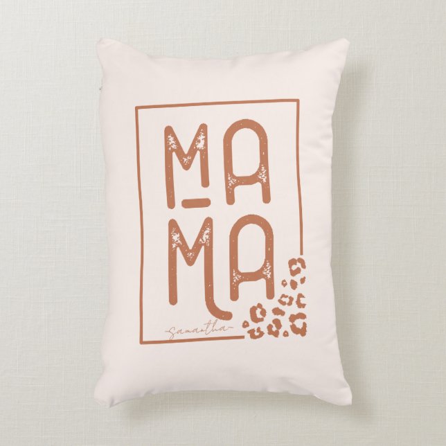 Cojín Decorativo Boho Mama ruso (Frente (Vertical))