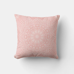 Cojín Decorativo Boho Mandala Girly Rubor Pink