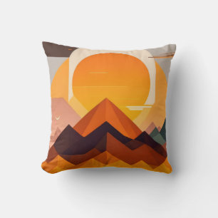 COJÍN DECORATIVO BOHO NEO GEO SUNSET
