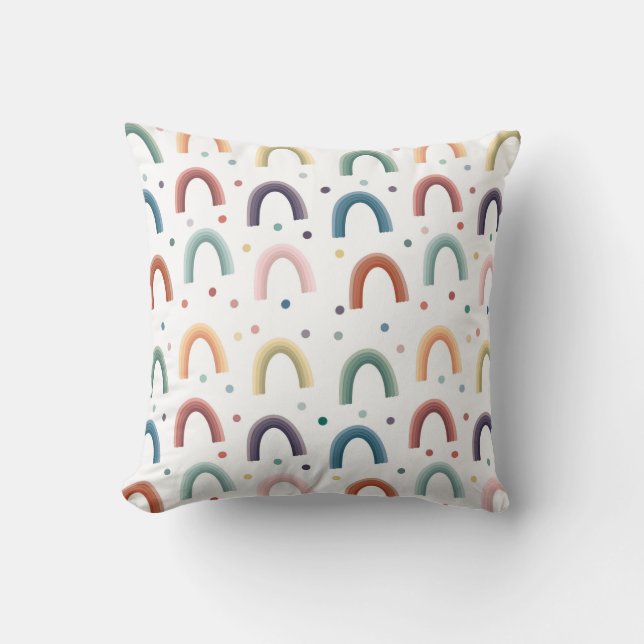 Cojín Decorativo Boho Rainbow (Anverso)