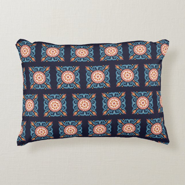 Cojín Decorativo Boho Tile Accent Pillow (Anverso)