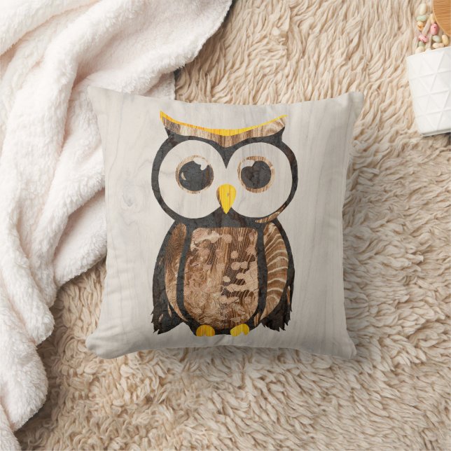 Cojín Decorativo Bois - Chouette - Owl (Manta)