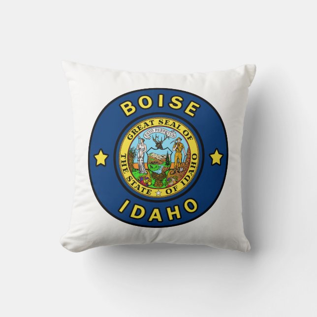 Cojín Decorativo Boise Idaho (Anverso)