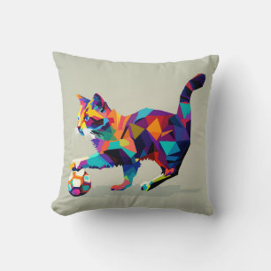 Cojín Decorativo bola de juego de gatos
