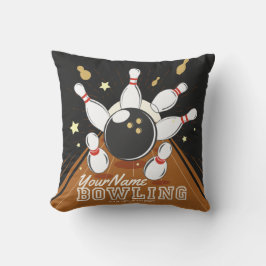 Cojín Decorativo Bolas de bolas de Bowler personalizadas