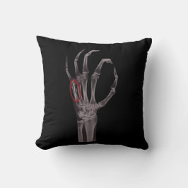 Cojín Decorativo Bolas rotas Manos Skeleton X-RAY Camiseta