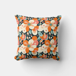 Cojín Decorativo Bold Floral Throw Pillow