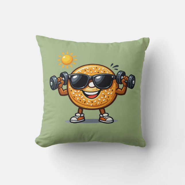 Cojín Decorativo Bollo de bíceps (Anverso)