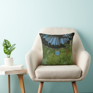 Cojín Decorativo Bolsa del embrague nocturno tropical