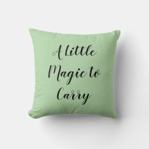 Cojín Decorativo Bolsa tote de mano 'Un Poco de Magia para Llevar'