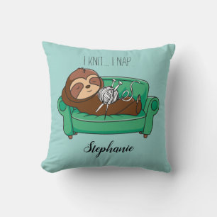 Cojín Decorativo Bolsa tote de perezoso lindo regalo temático de te