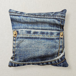 Cojín Decorativo Bolsillo de los tejanos