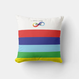 Cojín Decorativo Bolso de orgullo LGBTQ+ Infinity
