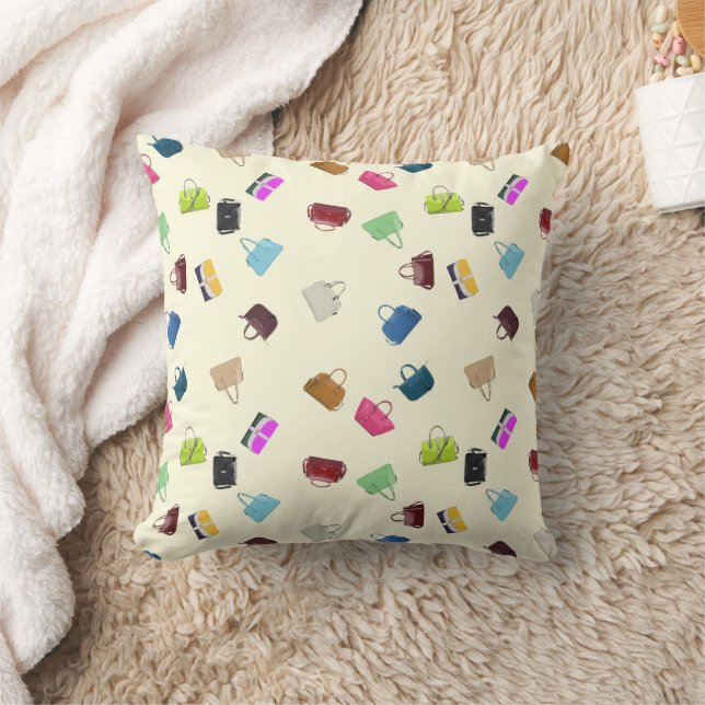Cojín Decorativo Bolsos y bolsos de mano (Manta)
