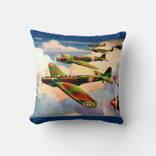 Cojín Decorativo Bombardero mediano Juvenil de Fairey británico de