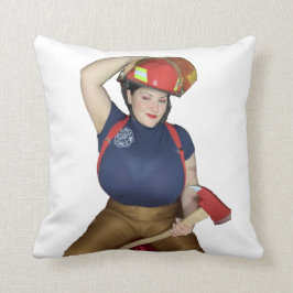 Cojín Decorativo Bombero cubierto de dos lados
