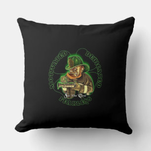 Cojín Decorativo Bombero Orgullo Irlandés CFD