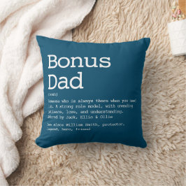Cojín Decorativo Bonificación personalizada Definición de padrastro